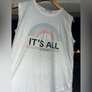 P.J. Salvage | It’s all good | Rainbow Tank Top 🌵xs